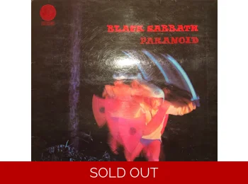 Black Sabbath ‎– Paranoid - UK Original 8 Track Black Vinyl LP In Laminated Gatefold Cover c/w Spiral Insert